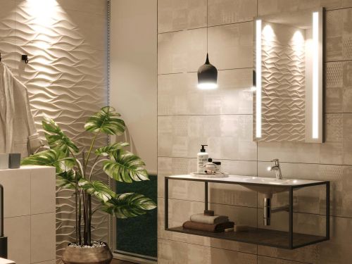 Design spiegel voor in de badkamer M4 premium