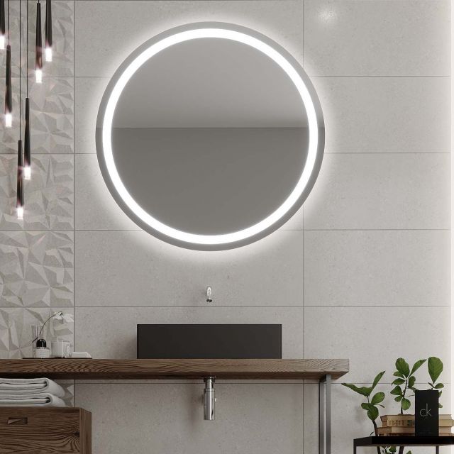 Ronde spiegel met LED verlichting C4